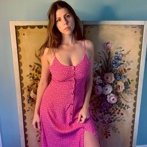 Spaghetti strap midi dress